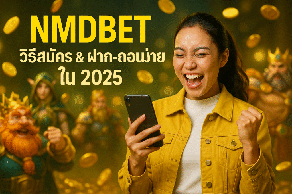 NMDBET วิธีสมัคร & ฝาก-ถอนง่ายใน 2025